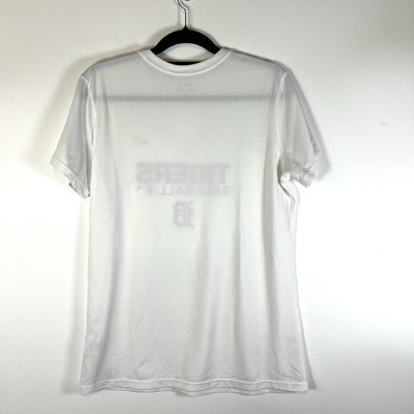 Nike Dri-Fit Women’s MLB Detroit Tigers Baseball Top Size Large White Sporty - Picture 9 of 9